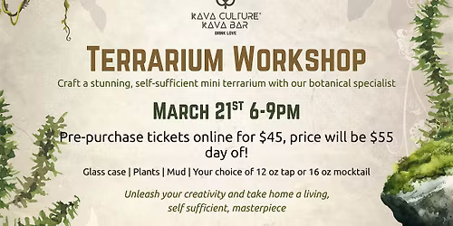 Terrarium Workshop