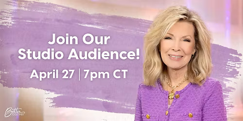 FREE -  Join the Live Studio Audience for Better Together on TBN's Praise