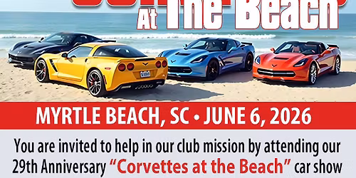 Corvette's at the Beach