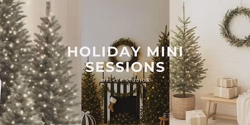 Holiday Mini Sessions at Walker Studios