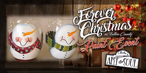 Forever Christmas Painting Event - Snowman Wine Glasses