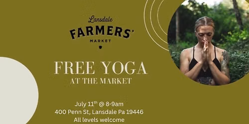 Free Yoga at the Market