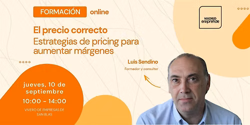 Formaci\u00f3n online gratuita | El precio correcto: estrategias de pricing
