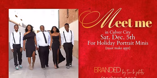 Holiday Portrait Minis - Meet me in Culver City