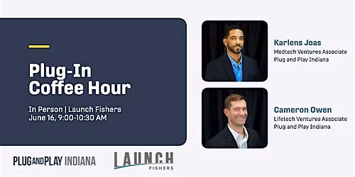 Plug-In Coffee Hour at Launch Fishers