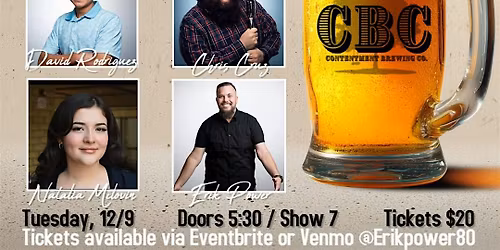 Erik Power's Comedy Crafthouse presents Comedy at Contentment