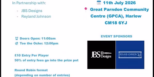 GOSH Charity Darts Day