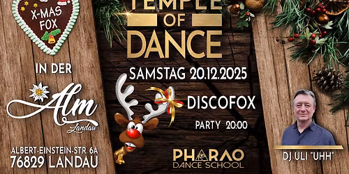 Temple of Dance (20.12.2025) @ Alm Landau