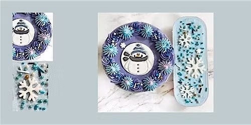 Family Friendly Winter Cake Decorating Class with Treats by Allyson