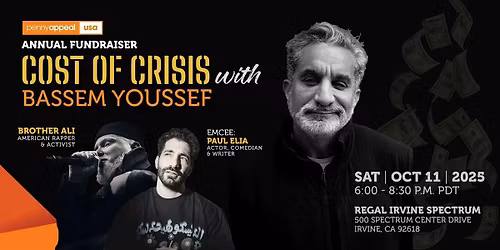 Join us for an Evening with Bassem Youssef: Conversation and Change