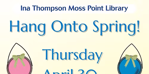 \u201cHang onto Spring!\u201d Craft Program for Adults