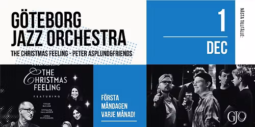 GJO: Jazz@Park Lane - Peter Asplund "The christmas feeling"