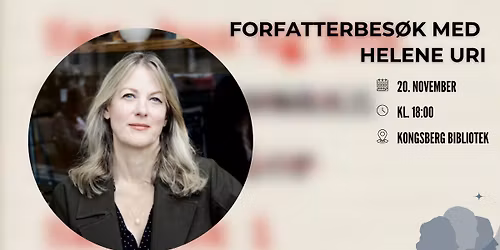 Forfatterbes\u00f8k med Helene Uri