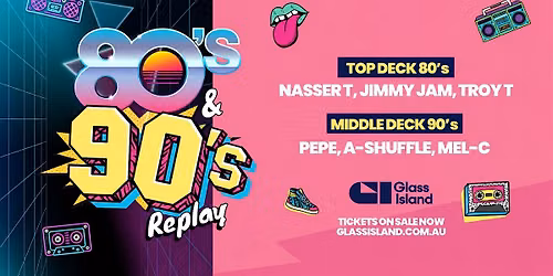 Glass Island - 80's & 90's REPLAY - Sat 12 Jun 2027