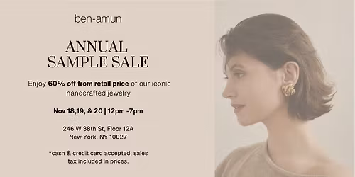 Ben-Amun Sample Sale