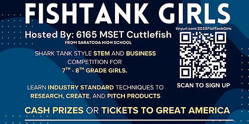 FREE STEM & Business Competition for 7th-8th Grade Girls