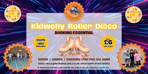 Princess Gwenllian Centre, Kidwelly - Roller Disco!