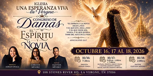 CONGRESO DE DAMAS EL ESP\u00cdRITU Y LA NOVIA