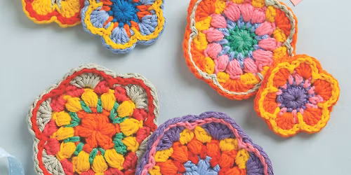 The Library Presents: Crochet Flowers for beginners