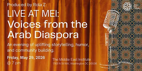 LIVE at MEI: Voices from the Arab Diaspora