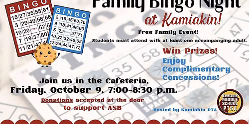 Kamiakin PTA Family Bingo Night