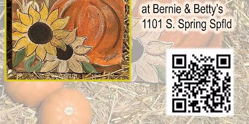 Brushes at Bernie & Bettys "Sunflowers & Pumpkin\u201d