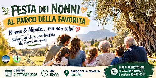 FESTA DEI NONNI AL PARCO DELLA FAVORITA