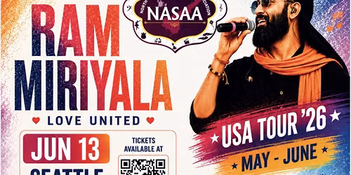 Ram Miriyala Live in Seattle | Love United USA Tour 2026