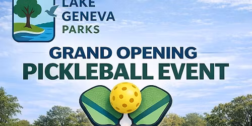 Pickleball Court Grand Opening