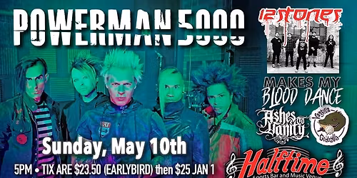 Powerman 5000 & 12 Stones Live