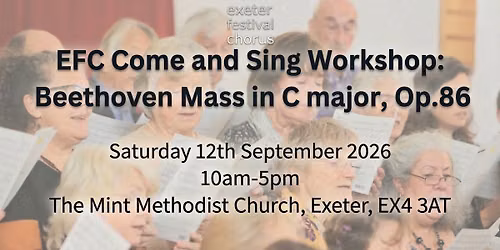 EFC 'COME AND SING' BEETHOVEN