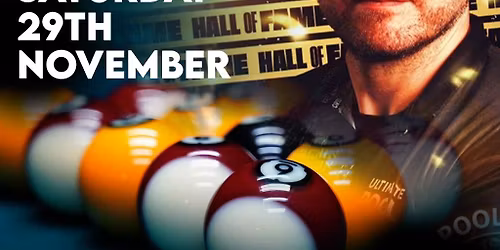 An Evening with Michael "THE MACHINE" Hill Pool Supremo.