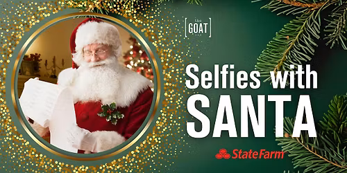 Selfies with Santa at The Goat in Murfreesboro