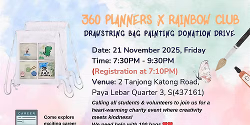 Copy of Drawstring Bag Painting Donation Drive