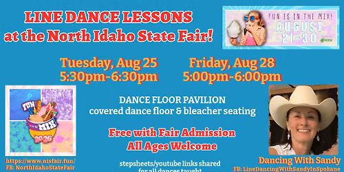 Line Dancing at the North Idaho State Fair!
