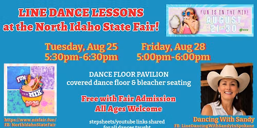 Line Dancing at the North Idaho State Fair!