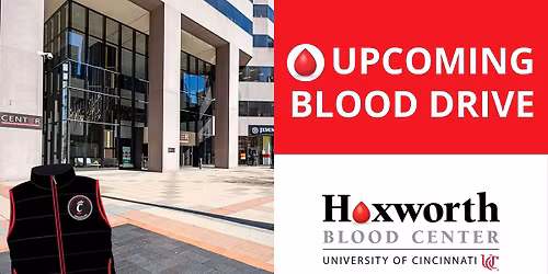 Center at 600 Vine Hoxworth Blood Drive