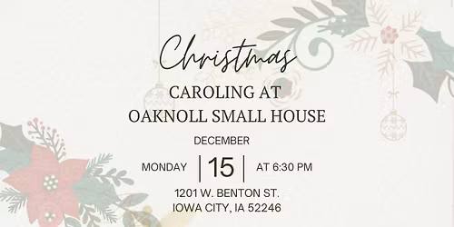 Christmas Caroling at Oaknoll