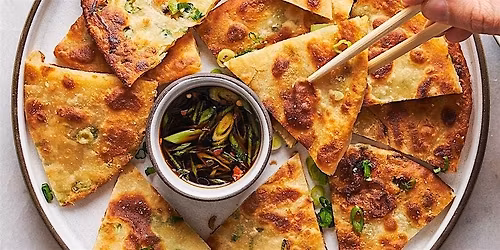 Crispy Scallion Pancakes Making Class