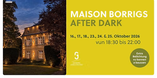 Maison Borrigs - AFTER DARK