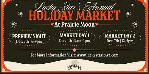 Lucky Star Holiday Market at Prairie Moon