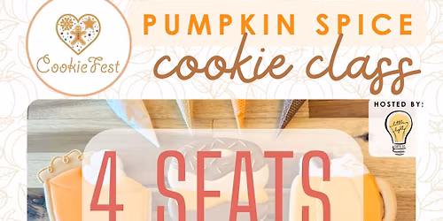 'Pumpkin Spice' CookieFest Cookie Decorating Class