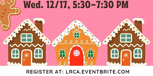 Long Reach Gingerbread house decorating party!