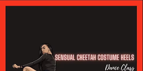 Sensual Cheetah Costume Heels Class  With Mecca