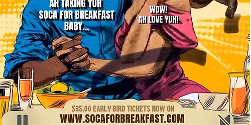SOCA FOR BREAKFAST -  Pre Holidays Soca Session