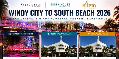 Windy City To South Beach 2026 Room Packages