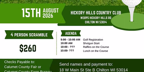 2026 Rural Open Golf Outing