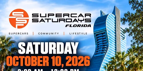 Supercar Saturdays Florida October 10th