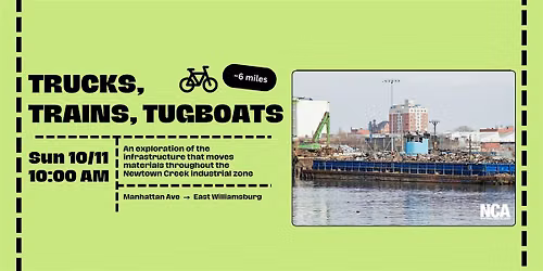 Bike Tour: Trucks, Trains, Tugboats