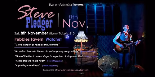 Steve Pledger - LIVE: Pebbles Tavern, Watchet